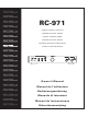 Rotel RC-971 Owner's Manual