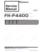 Pioneer fh-p4400 Service Manual