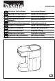 Makita DCM500 Instruction Manual