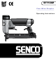 Senco SFT10XP Operating Instructions Manual