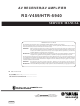 Yamaha RX-V459 Service Manual