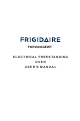 Frigidaire FNVV60GGEWT User Manual