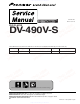 Pioneer DV-490V-S Service Manual