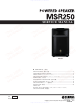 Yamaha MSR250 Service Manual