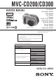 Sony MVC-CD300 Service Manual