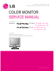 LG FLATRON T710P Service Manual