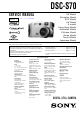 Sony DSC-S70 Service Manual