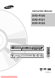 Samsung DVD-R122 Instruction Manual