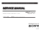 Sony KDL-40NX725 Service Manual