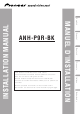 Pioneer ANH-P9R-BK Installation Manual