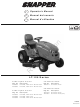 Snapper LT-125 Operator's Manual
