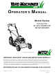 Yard Machines 230 Operator's Manual