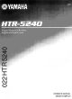 Yamaha HTR-5240 Owner's Manual