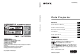 Sony VPL-FX52 Quick Reference Manual