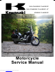 Kawasaki Vulcan900 Classic LT Service Manual