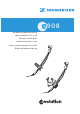 Sennheiser evolution e908 Instructions For Use Manual