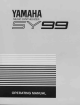 Yamaha SY99 Operating Manual
