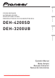 Pioneer DEH-4200SD Operation Manual