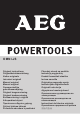AEG OMNI-JS Original Instructions Manual
