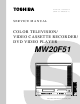 Toshiba MW20F51 Service Manual