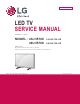 LG 43LH570 SERIES SERVICE MANUAL Pdf Download | ManualsLib