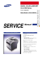 Samsung CLX-3160 Series Service Manual