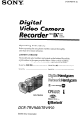 Sony DCR-TRV94O Operating Instructions Manual