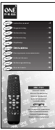 One for All URC-7721 Instruction Manual