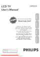 Philips 23PF5320 User Manual