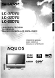 Sharp LC-26D7U Operation Manual
