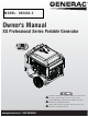 Generac Portable Products 005802-2 Owner's Manual