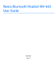Nokia BH-601 User Manual