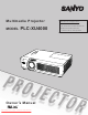 Sanyo PLC-XU4000 Owner's Manual