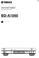 Yamaha BD-A1060 Owner's Manual