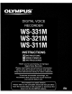 Olympus WS-331M Instructions Manual