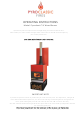 Pyroclassic Fires IV Wood Burner Operating Instructions Manual