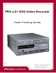Pioneer PRV-LX1 Training Manual