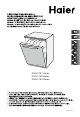 Haier DW9-TFE1 Series Operation Manual