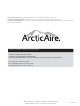 Arctic Aire ADR70B6PC Owner's Use And Care Manual
