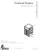 Alliance Laundry Systems 805413R1 Installation & Operation Manual