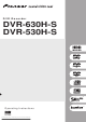 Pioneer DVR-630H-S Operating Instructions Manual