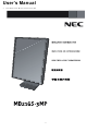 NEC MD21GS-3MP Installation & Maintenance Manual