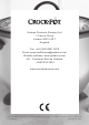 Sunbeam Crockpot CKCPRC6038 Instruction Manual