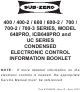 Sub-Zero 400 Series Information Booklet
