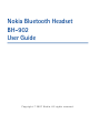 Nokia BH-902 User Manual