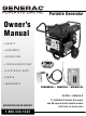 Generac Portable Products 005308-0 Owner's Manual