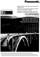 Panasonic CQ-DRX900U Operating Instructions Manual