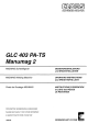Cloos GLC 403 PA-TS Operating Instructions Manual