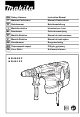 Makita HR4003C Instruction Manual