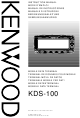Kenwood KDS-100 Instruction Manual